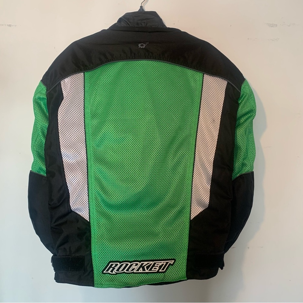 Joe Rocket Phoenix 5.0 green and Black Motorcycle Jacket Size XL - Picture 4 of 12